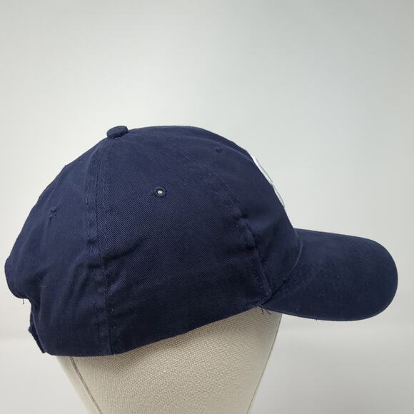 SD Strapback Baseball Cap Blue One Size Adjustable Embroidered Cotton BWM Global - Picture 5 of 10
